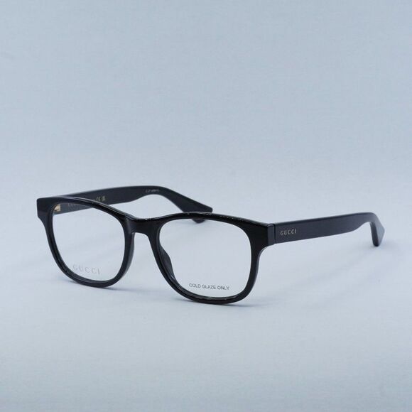 🕶️ New Gucci GG1344O 001 Eyeglasses - Shiny Black Frame - Picture 1 of 10
